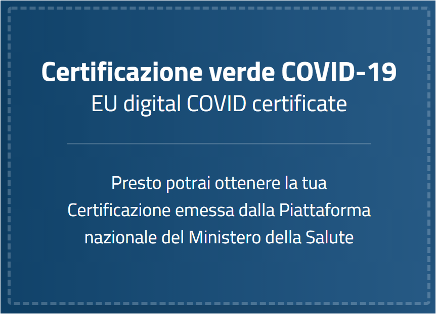 Green pass Covid: DPCM e piattaforma web in arrivo