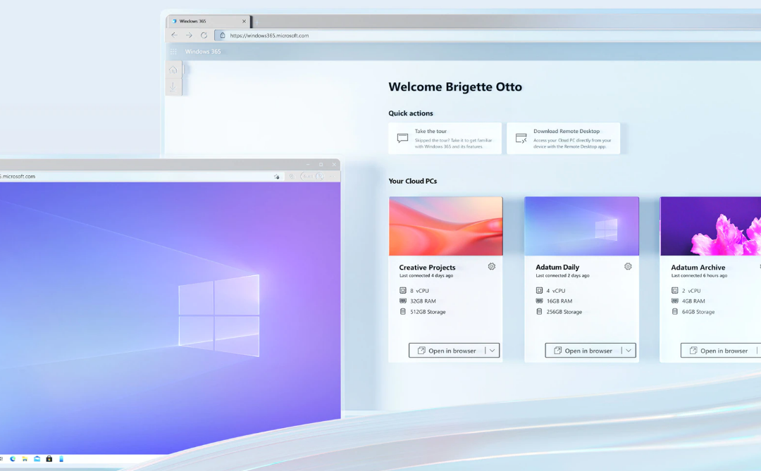 Microsoft Windows 365 e Cloud PC per il lavoro ibrido