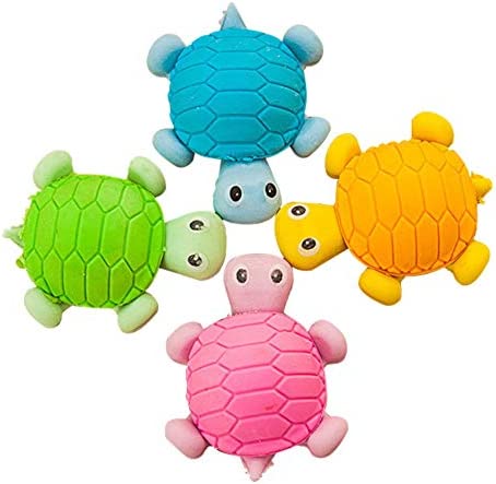 Gomme in gomma carine piccola tartaruga matita set cancelleria novità scuola ufficio bambini studenti fai da te disegno 1 pezzo e processo pratico