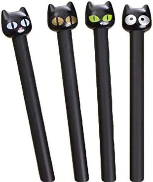 Monbedos penna a sfera 4 pezzi Corea stile 0.38 mm Cartoon cute Cat gel Lnk penna ufficio cancelleria Student forniture