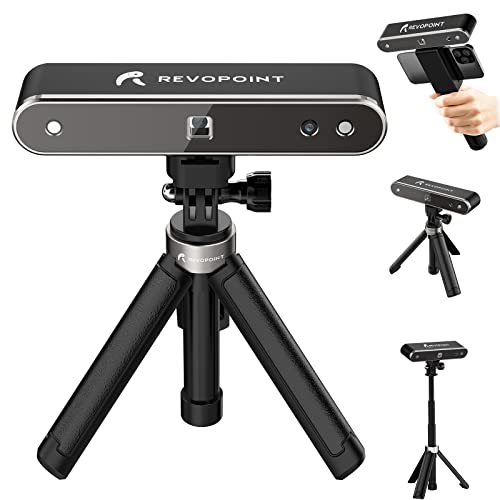 POP2 – Scanner 3D portatile, 0,05 mm di precisione 10 FPS velocità di scansione per stampa 3D, modellazione 3D supporta Windows, MAC OS, OS, sistema Android