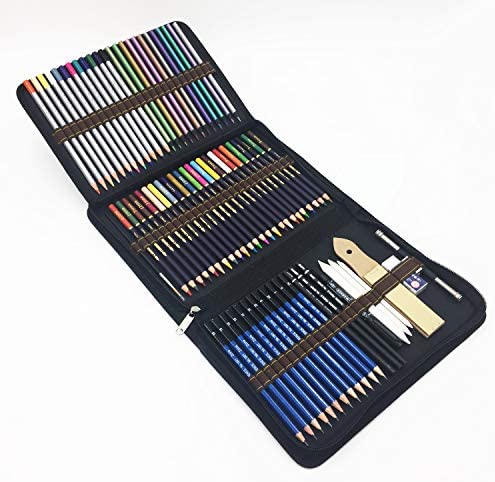 72 Kit Matite Colorate e matite da disegno per Disegnare e Libri da Colorare, per Artisti, Adulti e Bambini