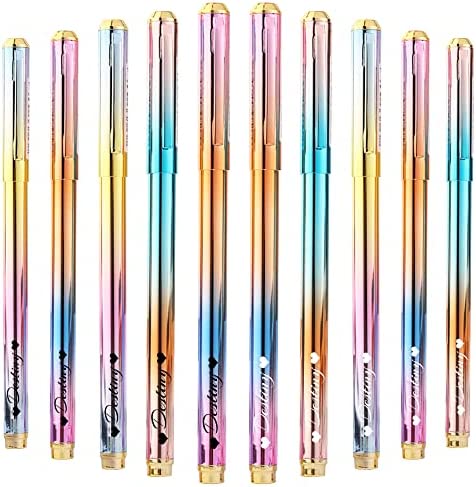 10 pezzi di penne personalizzate personalizzate sfuse, penne a sfera con logo del messaggio del nome dello stilo inciso, penne per ufficio in metallo, regalo per Natale, matrimonio, affari, laurea