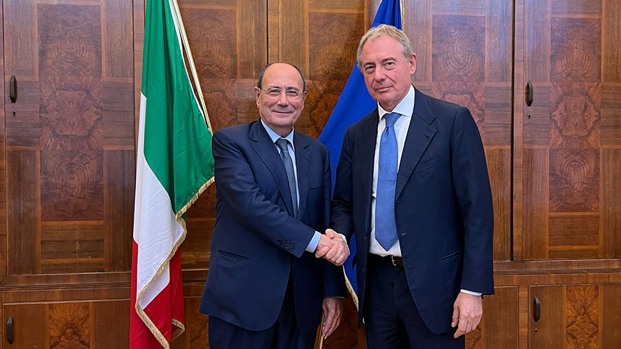 Urso incontra Schifani, Presidente della Regione Siciliana