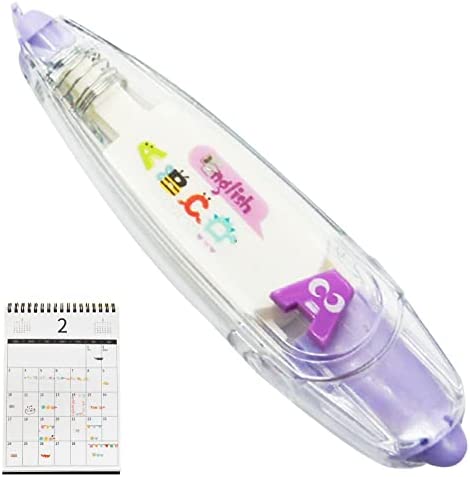 Rolempon Nastro di correzione Decorativo Fai-da-Te – Adesivi correttivi Carini | Nastro Adesivo per cancelleria Portatile, Prodotti per Ufficio per Scrapbooking Diario Planner Journal Calendari